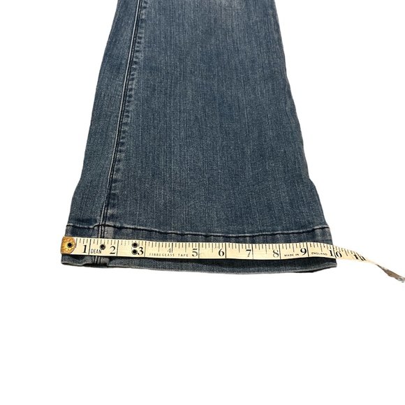 LUCKY BRAND Flare Jeans Size 0 / 25 Snap Zip Closure Mid Rise 4 Pockets - Picture 11 of 15